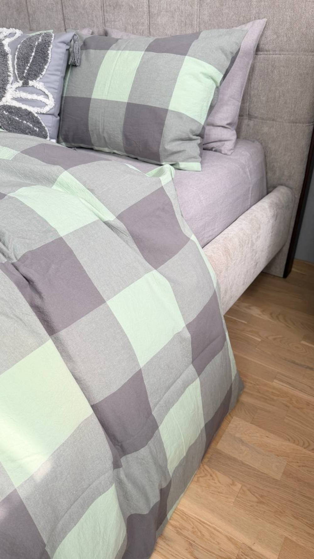 Постільна білизна Green Kilt+Rock Gray, Washed Cotton (Двосп. на рез.) - Зображення 4