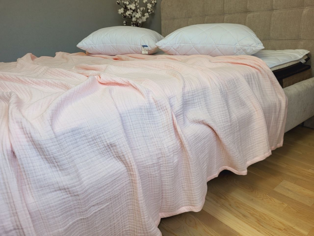 PINK PEACH, MUSLIN (Нав. 50*70см-2шт)