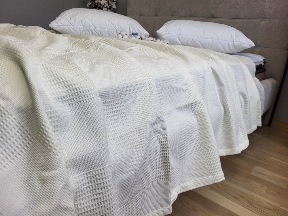 Піке Вафелька, Ванільний (Плед 200*220см)