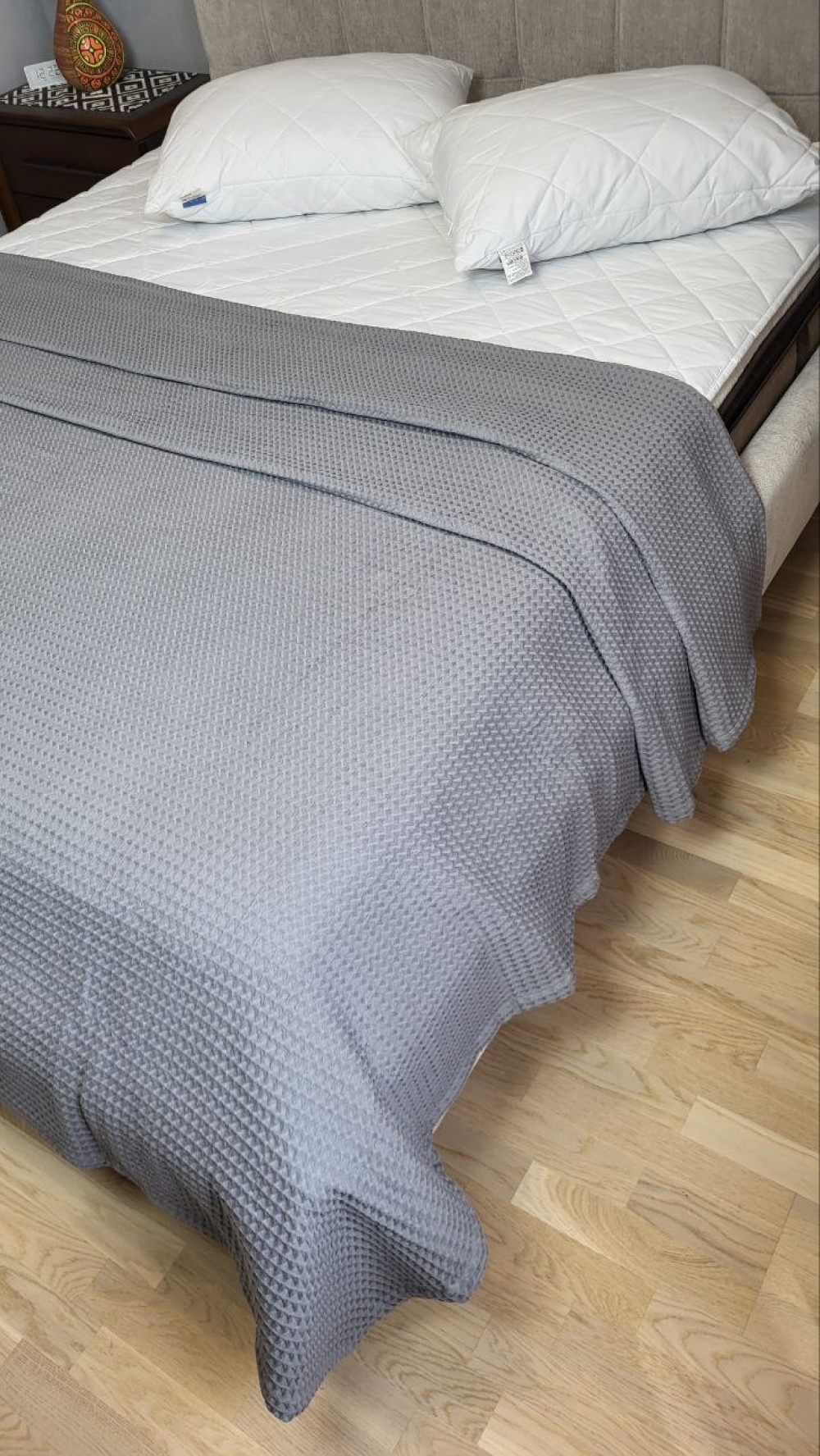 Плед-покривало Піке Сота Сірий 160×220 см - Зображення 6