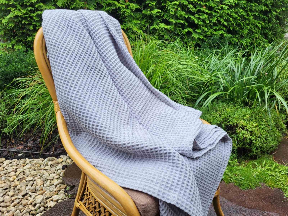 Піке Сота, Світло-сірий (Плед 160*220см)