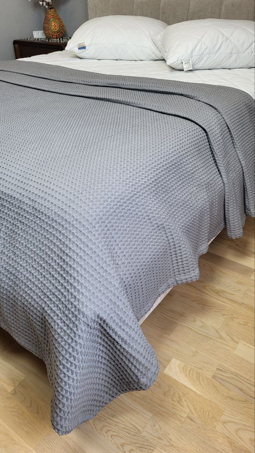 Плед-покривало Піке Сота Сірий 240×220 см - Зображення 3