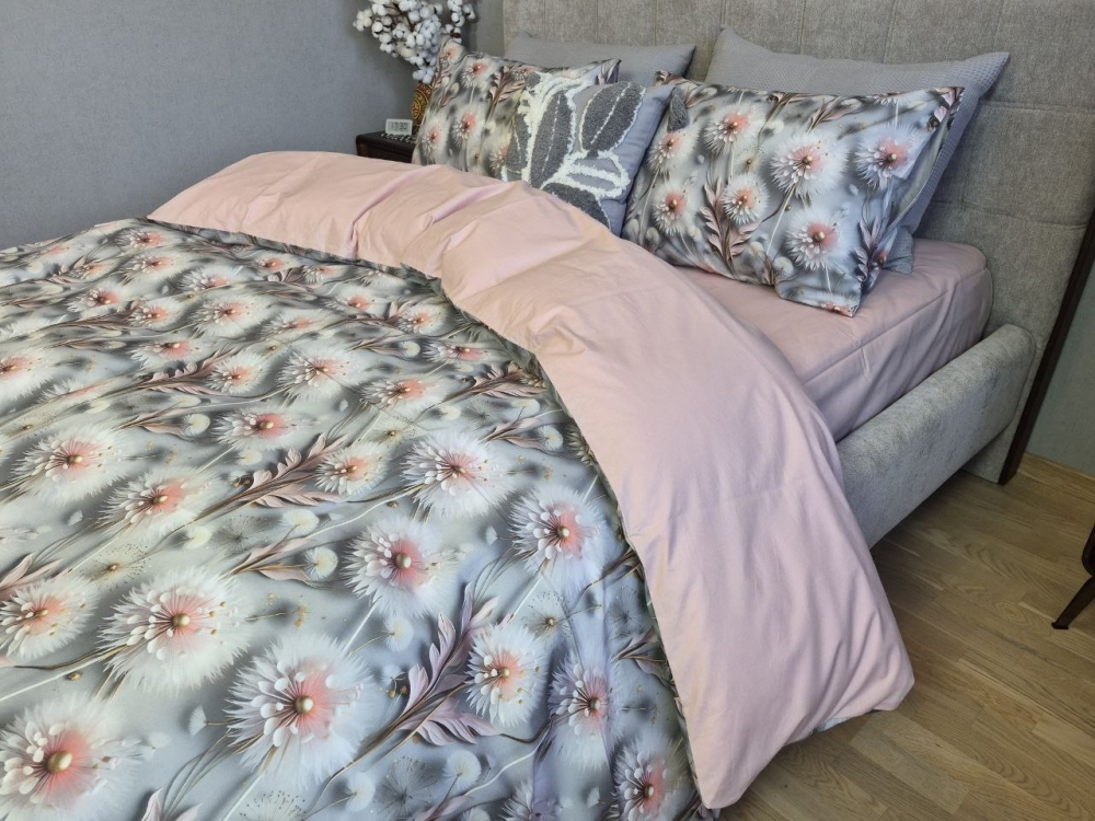 Постільна білизна Ескіз, cotton 5D (Євро на рез.)