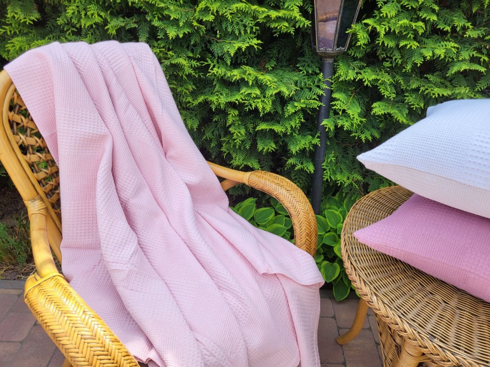 Піке Вафелька, Св. рожевий (Плед 160*220см)