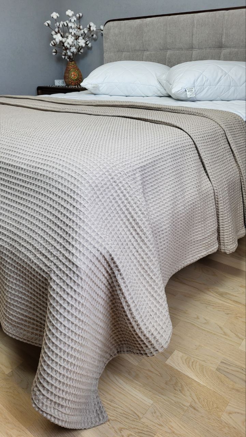 Плед-покривало Піке Сота Бежевий 200×220 см - Зображення 4