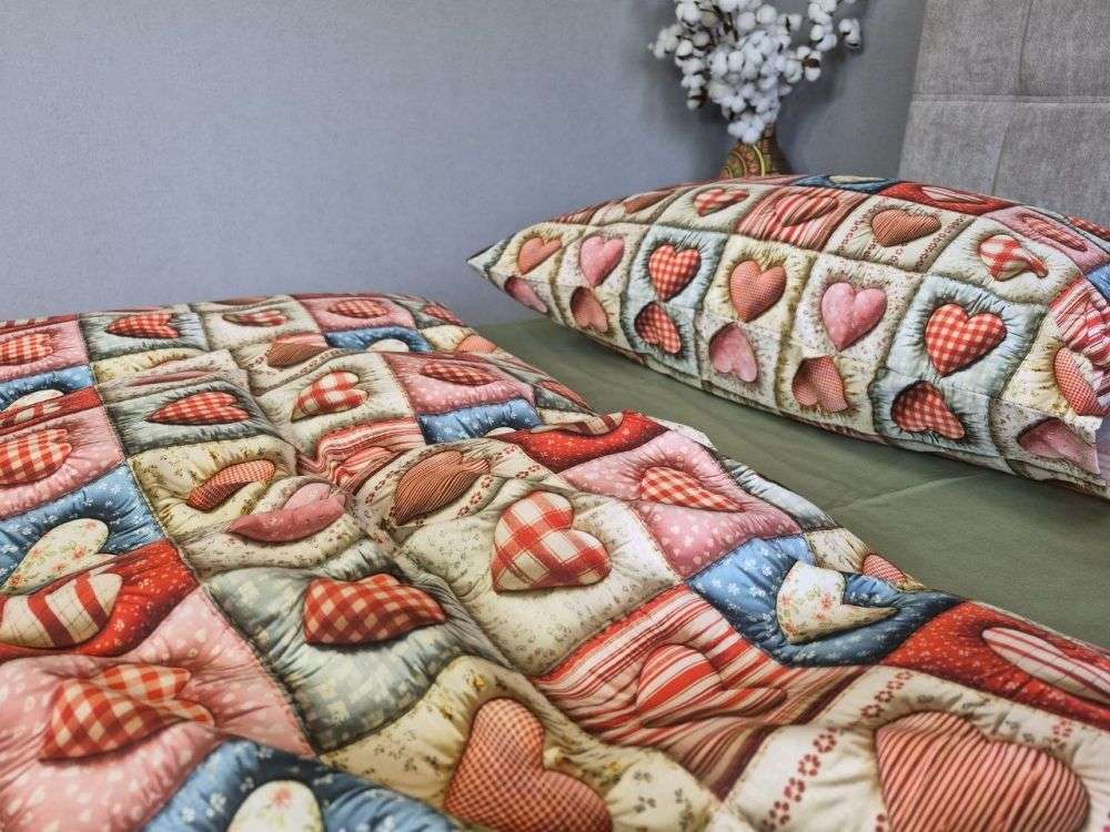 Постільна білизна Кантрі/хакі cotton 5D сімейна - Зображення 5