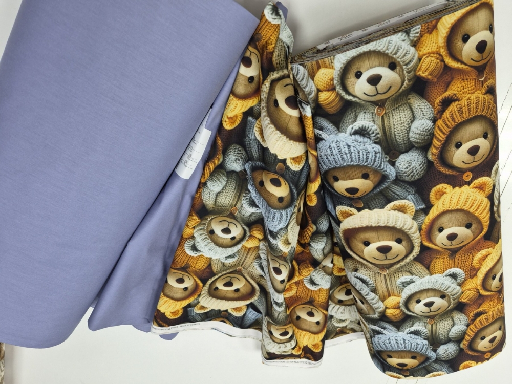 Постільна білизна Стиляги/лавандов., cotton 5D (Сімейний)