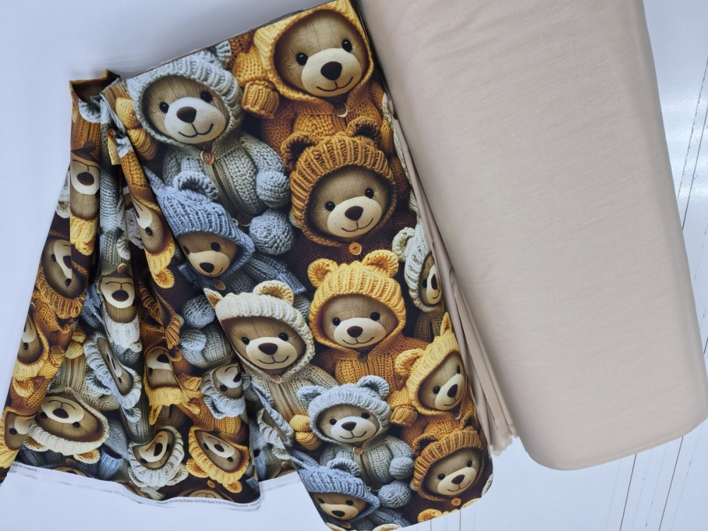 Постільна білизна Стиляги/бежевий, cotton 5D (Полут. на рез.)