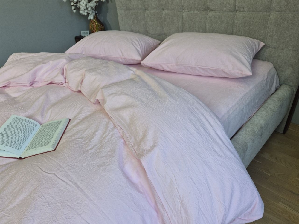 Постільна білизна Pink, Washed Cotton W1351 (Полут. на рез.) - Зображення 6
