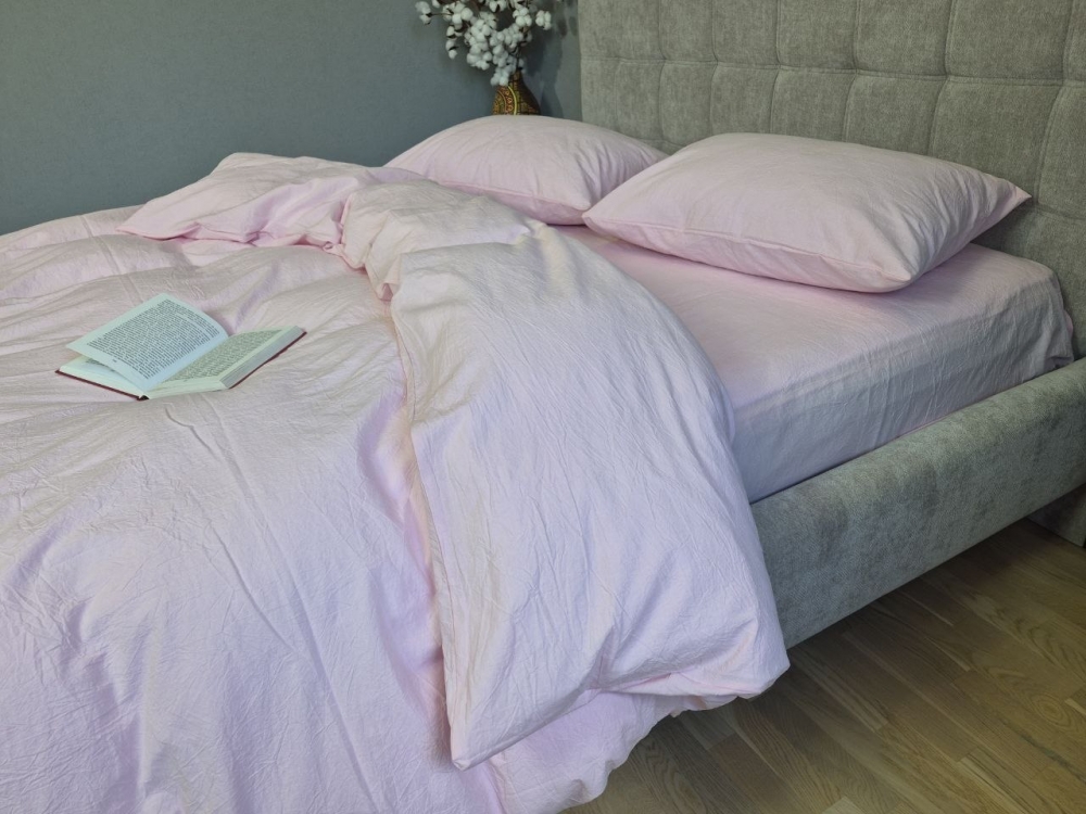 Постільна білизна Pink, Washed Cotton W1351 (Полут. на рез.) - Зображення 7